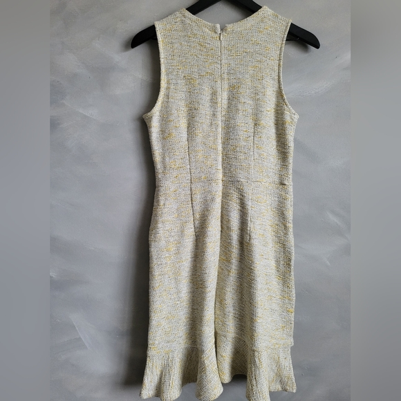 NWT Loft Tweed Like Sleeveless Sheath Dresses Women Size 2 Cotton Blend - Picture 2 of 14